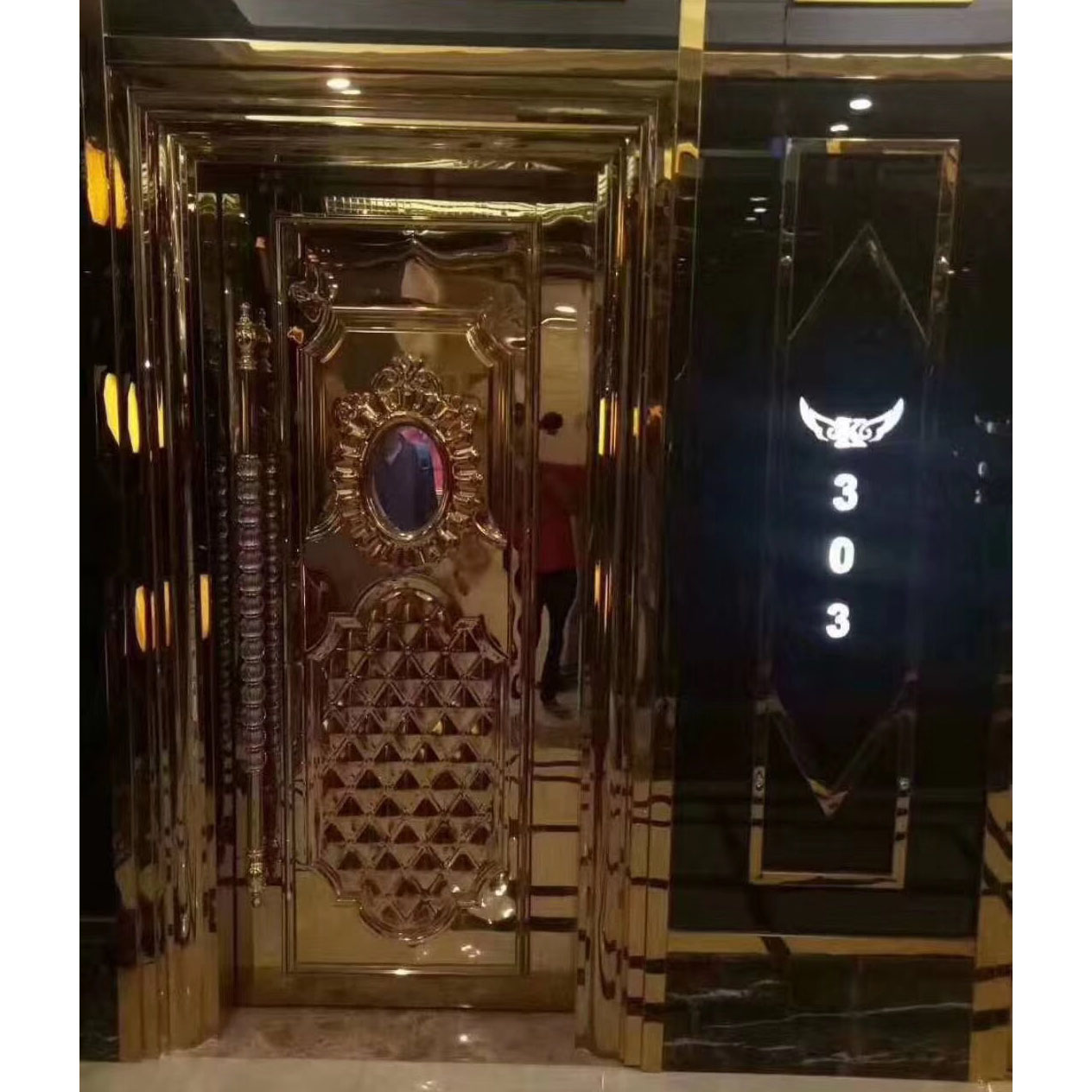 不锈钢KTV压花门板