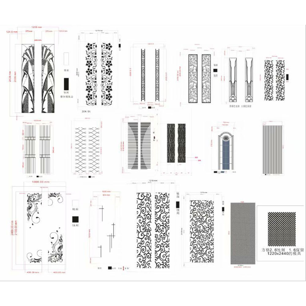 电梯蚀刻网版板